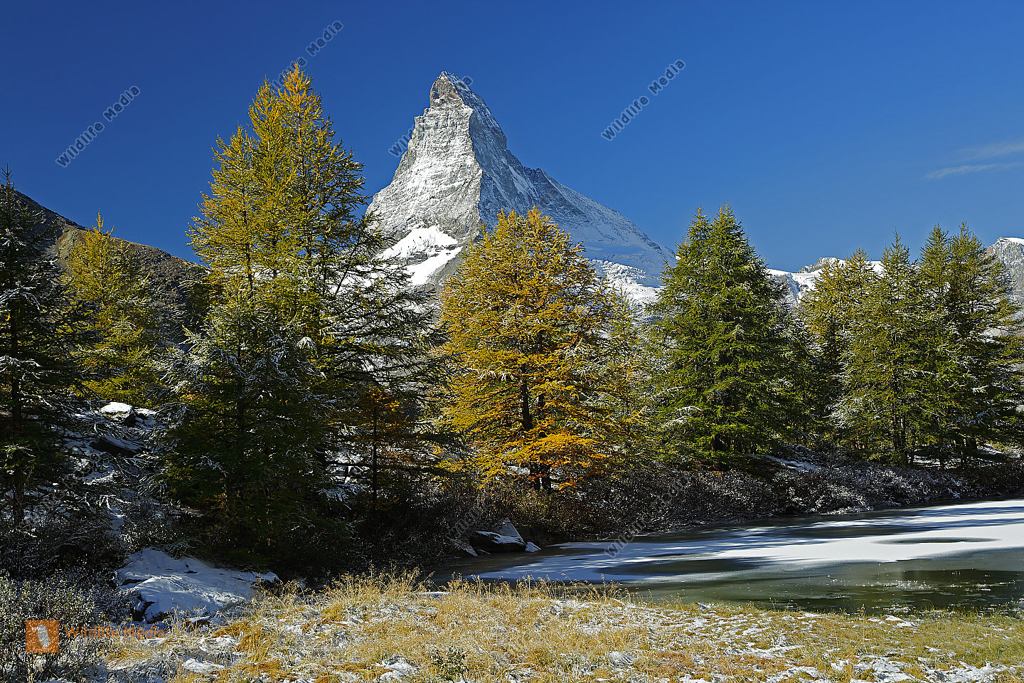 Grindjiisee mit Matterhorn