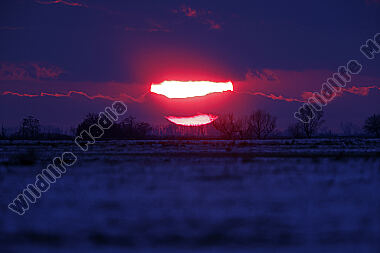 Sonnenuntergang in der Puszta